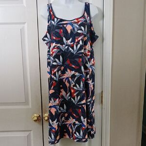 Columbia PFG floral sleeveless dress  Sz XL NWOT